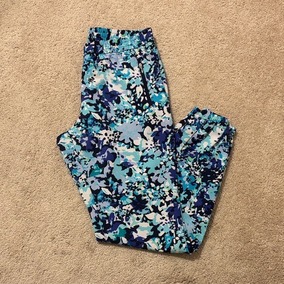 NY&C Teal Sleeveless Top and Multicolor Pants Set - Picture 2 of 10